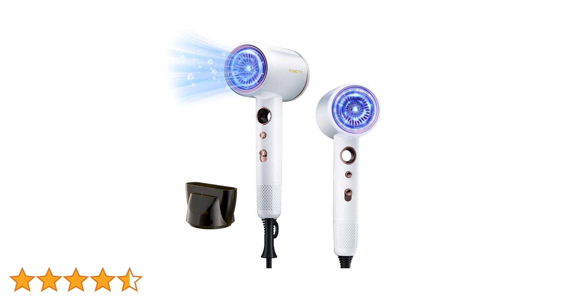 Amazon | ヘアドライヤー 大風量 【速乾・美髪&静電気抑制】 3億高濃度